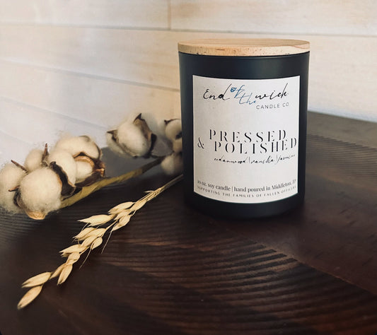 Pressed & Polished | 10 oz Candle